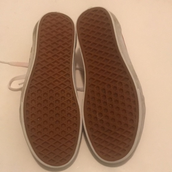 Vans old skool Red checkered off the wall shoe Men’s size 6 women’s 7.5 low top - Picture 6 of 8